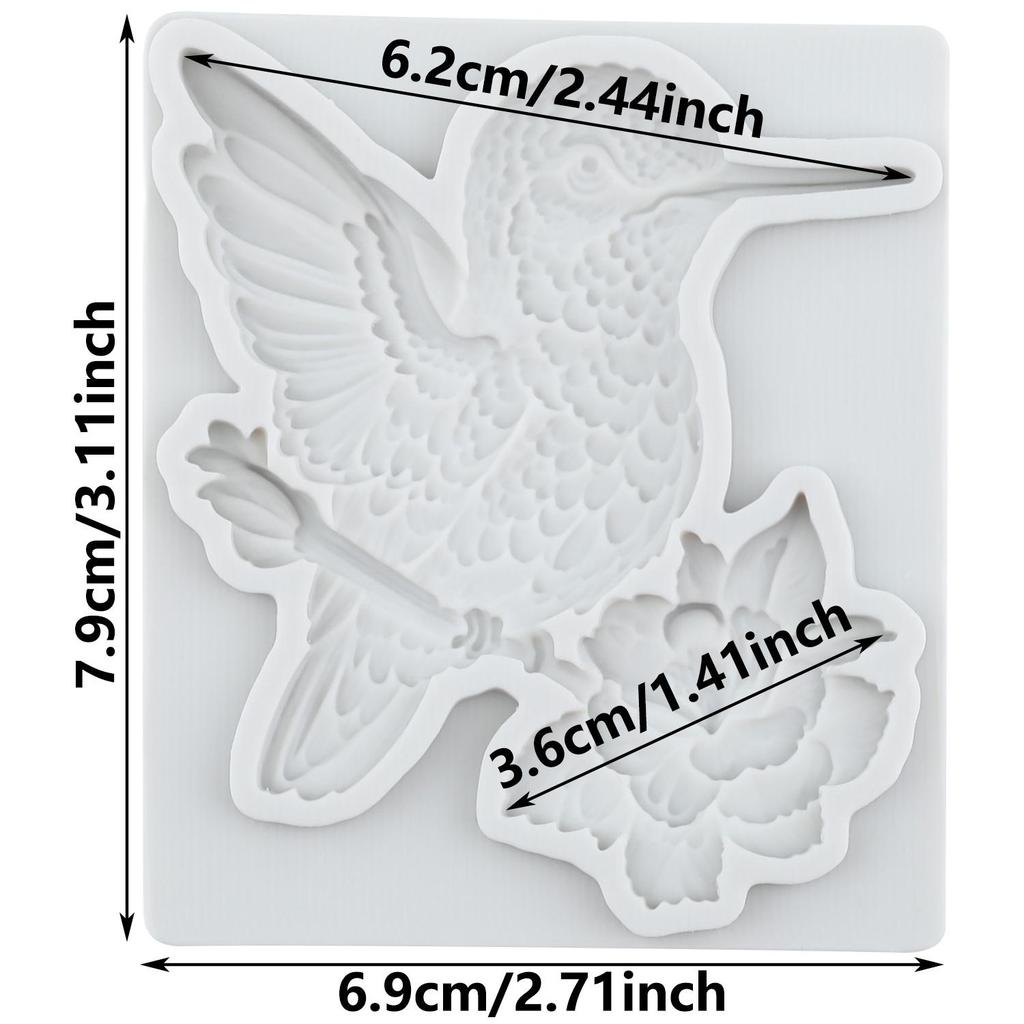 Силиконовые формы для птиц, форма для цветов из мастики, инструменты для украшения торта, топпер для кекса, шоколадные конфеты, поделки, сахарная паста, полимерная глина