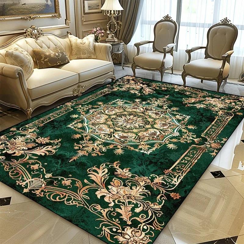 Персидский Черное Золото Роскошный Ковер для Гостиной Ковры Гостиная Маленькие Ковры для Спальни Комната Спальня и Офис Зона Дивана Нескользящий Декор