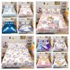 2023 New Style Comforter Cover Set with Bedding Pillow Unique Design Home Textiles Unicorn Print Duvet Cover Set Girls Single Quilt Cover