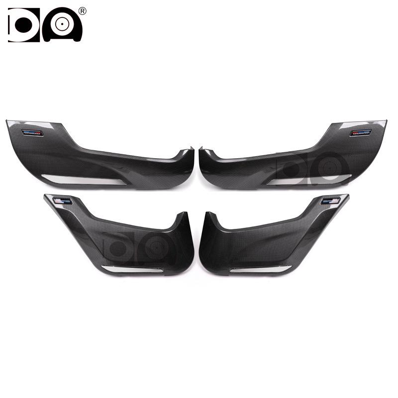 Защитная пластина из углеродного волокна для дверной панели BMW 1, 3, 5 серии, 6GT, X1, X3, X5 - полностью покрытая антиударная пластина