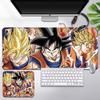 Кожаный коврик для мыши Dragon Ball Водонепроницаемый с принтом Сон Гоку Мужские компьютерные периферийные аксессуары Большой размер Игровой коврик для клавиатуры Офисный коврик для стола
