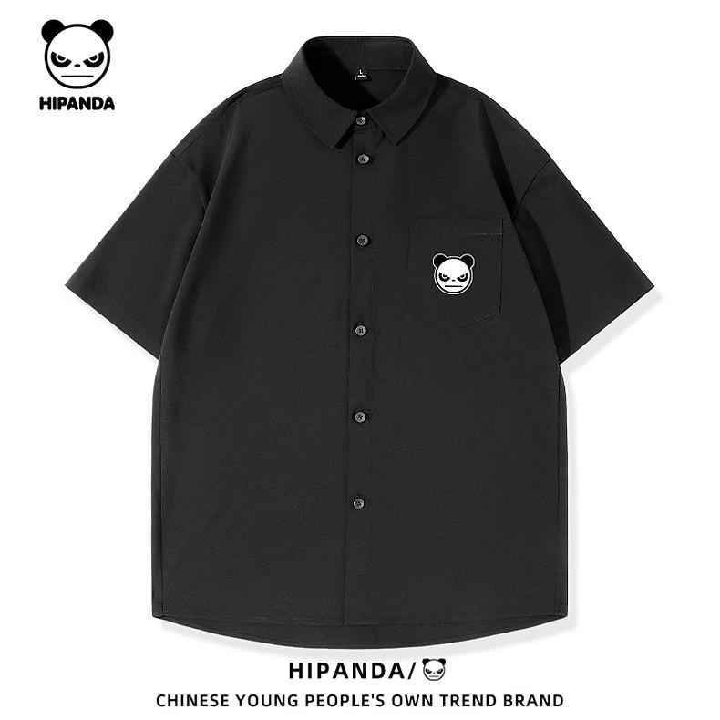 HiPanda Hello Panda Fashion Anti Wrinkle Sunscreen Casual Shirt Men's Versatile Breathable Collar Shirt