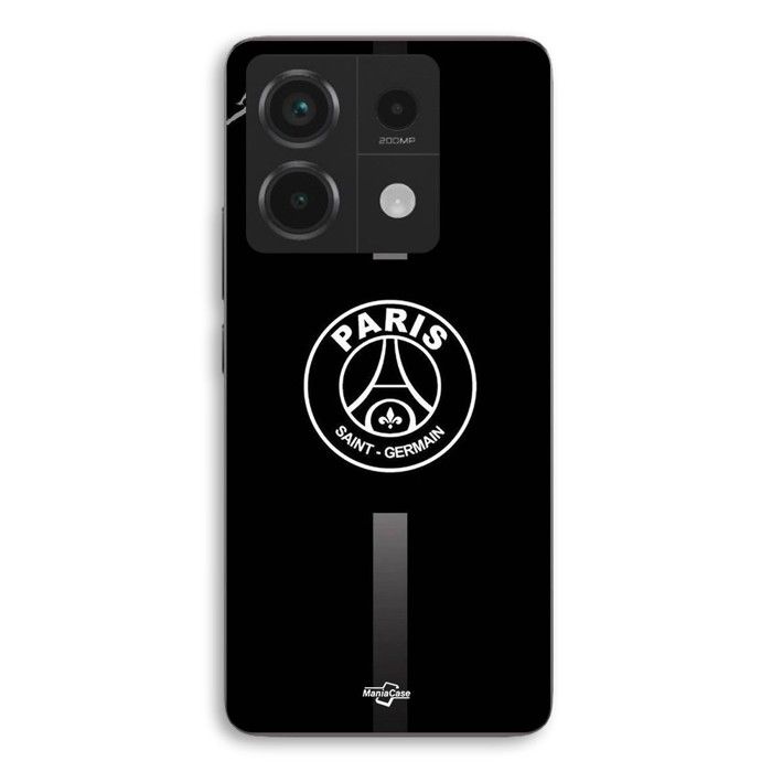 Coque de téléphone - MANIACASE - Xiaomi Redmi Note 13 Pro 5G - Silicone TPU - Souple - PSG logo jordan