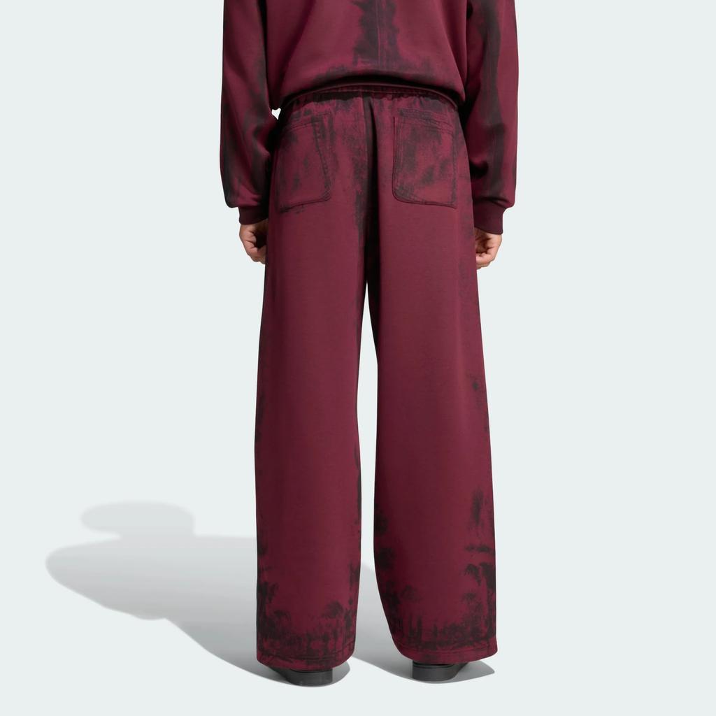 Men's Pants Adidas Originals ADILENIUM Sports Pants Men's Dark Reddish Purple Straight Fit Pants