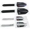 Valve Stems Caps 4Pcs Car Fender Side Emblem Bumper Strip Badge Sticker For Volkswagen VW Rline GTI 4MOTION Polo Golf Jetta Tigu zw7