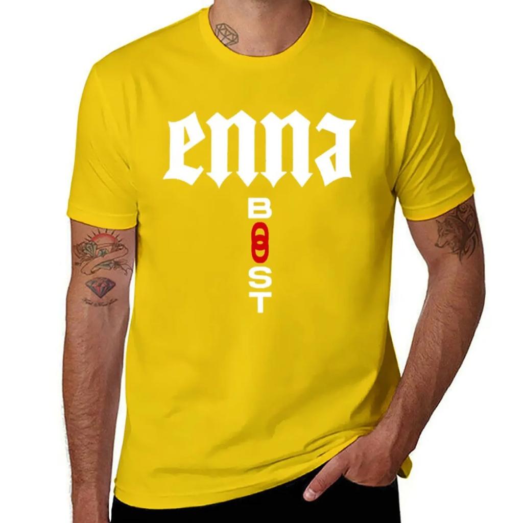 Enna boost PLK Футболка летние топы уличная одежда черные рубашки мужские