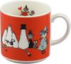 MOOMIN Shine On Kids Mug, 350ml, Perfect for Mother's Day or Father's Day, Red, MM8301-11, Yamaka Shoten, Made In Japan