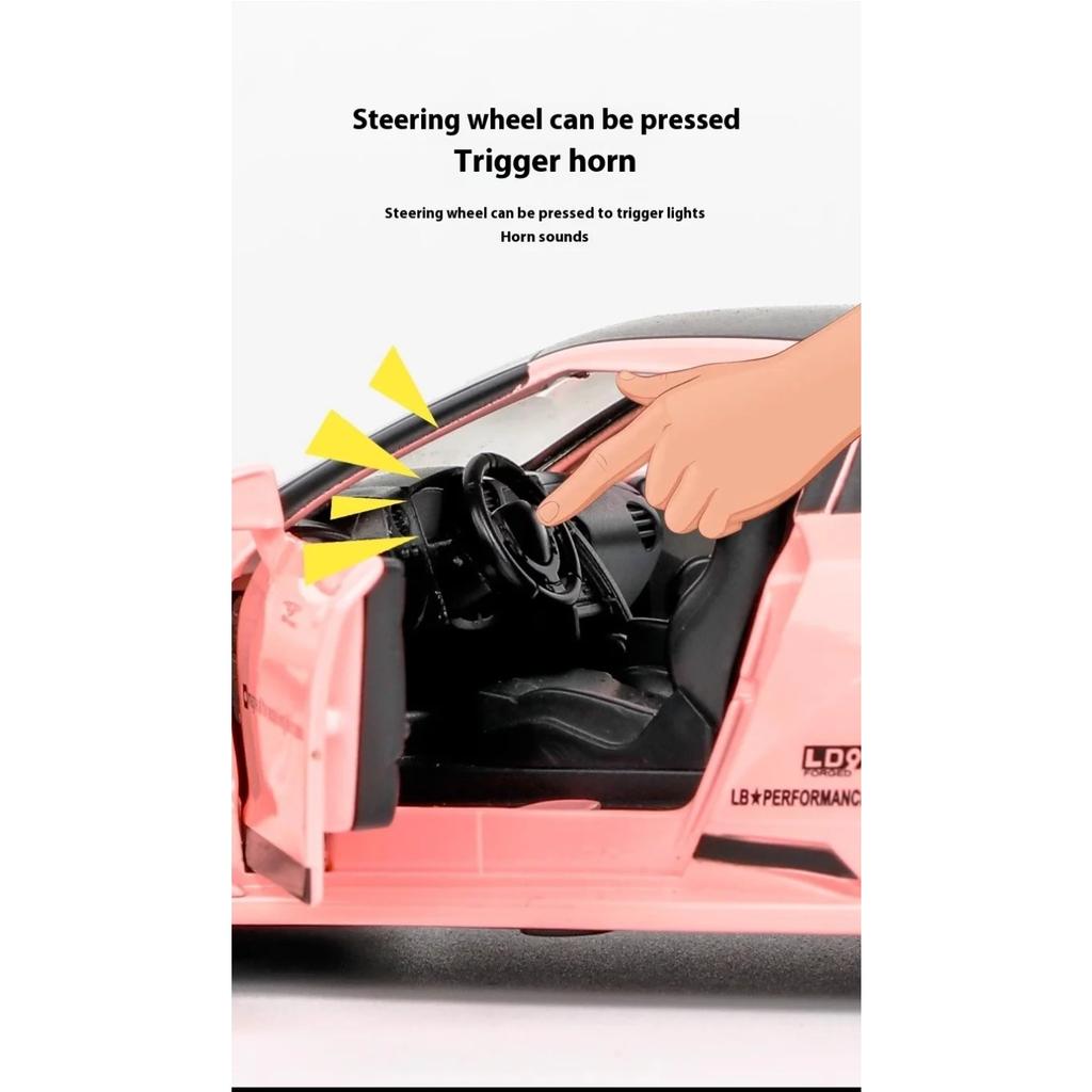 1/32 Scale Skyline Nissan GTR-CSR2 Alloy Sports Car Diecast Metal Model Collect Hobby Model Ornaments Gift for Friend Boys Display