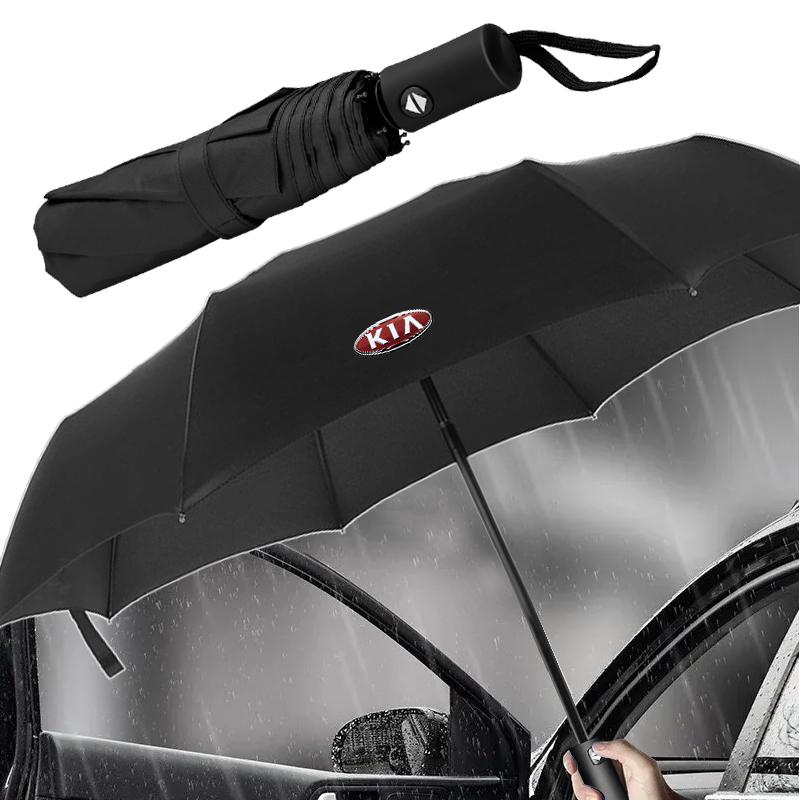 Men Women Umbrella Fully Automatic Reverse Folding Umbrella Windproof For Kia Stinger