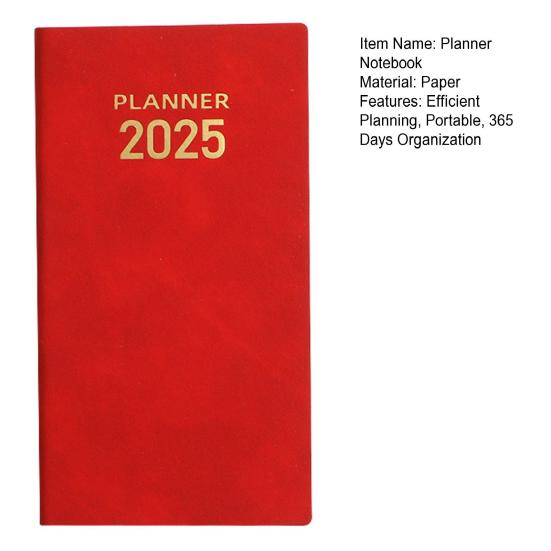 Планировщик 2025 года с января по декабрь Harcover Calendar Planner Book 120 страниц Органайзер Блокнот