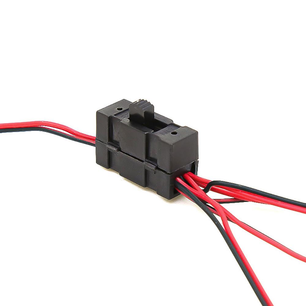 New 4-Way LED Light On/off Controller Switch Y Cable For 1/10 TRX-4 SCX10 RC Crawler
