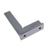 Stainless Steel Carpenter's L-Shaped Double Scale 90° Angle Ruler with Wide Base