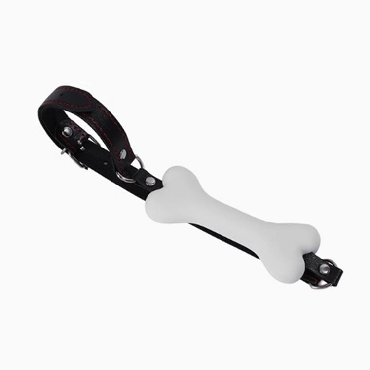 Silicone Dog Bone Mouth Gag for Erotic Tease and Foreplay - Unisex Adult Toy