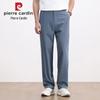 Pierre Cardin Men's Cooling Ice Silk Slim Straight Business Casual Pants