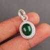Натуральный Малахит Драгоценный Камень 925 Стерлинговое Серебро Ювелирная Подвеска 1,20" Подарок Для Нее PP-7-34