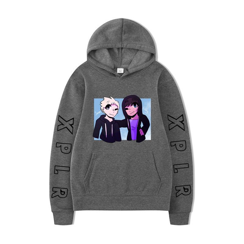 Sam And Colby2D Surrounding Fashion Casual Hooded Sweater