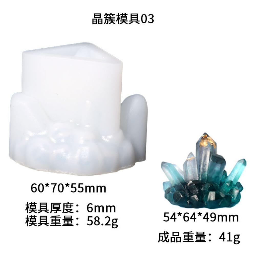 DIY Resin Cluster Iceberg Epoxy Resin Mold Table Decoration Silicone Resin Mold For Resin Casting DIY Crafts Home Decoration