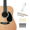 15Pcs/Set Acoustic Guitar Bridge Pins Nail Puller Remover Guitar Saddle Nut Set and 12 Pack Guitar Bridge Pins