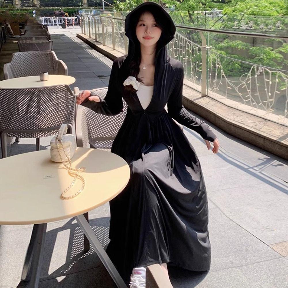 Breathable Sun Protection Clothing Lightweight Sunscreen Dress Fashion Women's Hoodie  Summer