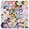 50Sheets/Set Cute Labbubu Stickers For Kids Cartoon Bubble Matt Graffiti Sticker