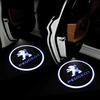 2026 Hot Car Sticker Led HD Car Door Welcome Light Logo Laser Car Door Projector Lamps For Peugeot 3008 508 408 206 CRZ 1008 400