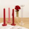 Supplies Party Clay Tools Clear Plastic Cylindrical Candle Mould Cake Decoration Church Soap Molds