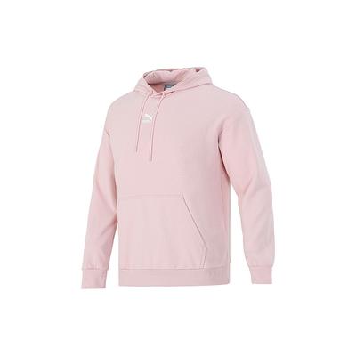 Puma Вязаный пуловер с капюшоном и принтом логотипа, мужские топы, розовый 533114-36