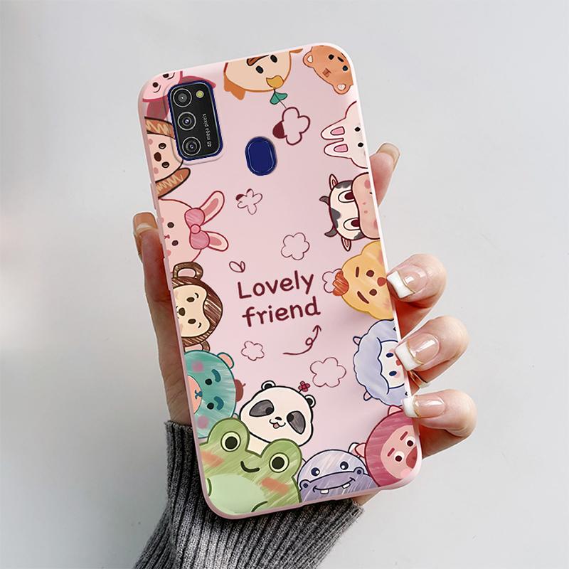 Для Samsung Galaxy M21 M30S M31 M31s Чехол Мягкий Силиконовый Задняя Крышка Телефона Для Samsung M31 M31S M30s M21 M 30 s Чехол Мультяшный Funda