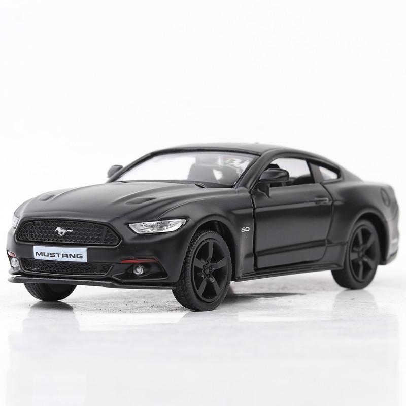 MAKEDA Официально лицензированный 1:36 Имитация Ford Mustang Металлическая Модель Автомобиля Мальчики Игрушечная Машинка с Оттяжкой Двойные Открывающиеся Двери