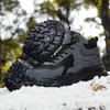 Men's Outdoor Hiking Boots Warm Winter Waterproof High Quality Sneakers Non Slip Hiking Ankle Boots Men's Winter Work Shoes