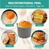 1-20x Air Fryer Egg Poacher Cups Silicone Egg Cooker Mold Custard Tart Desserts Cake Baking Tools Muffin Cases Kitchen Supplies
