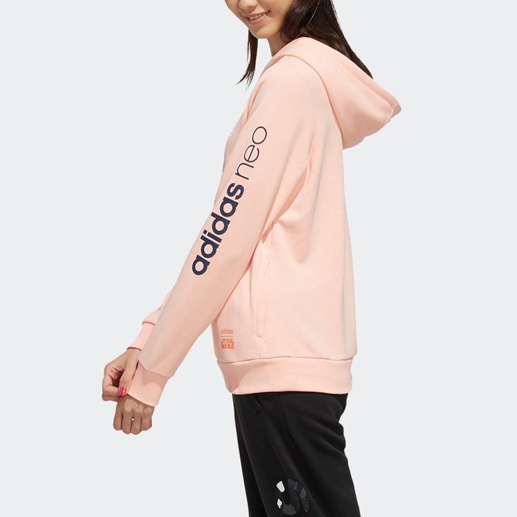 Adidas Neo Essentials Hoodie Women Sportswear Tops Light-Pink EI4552