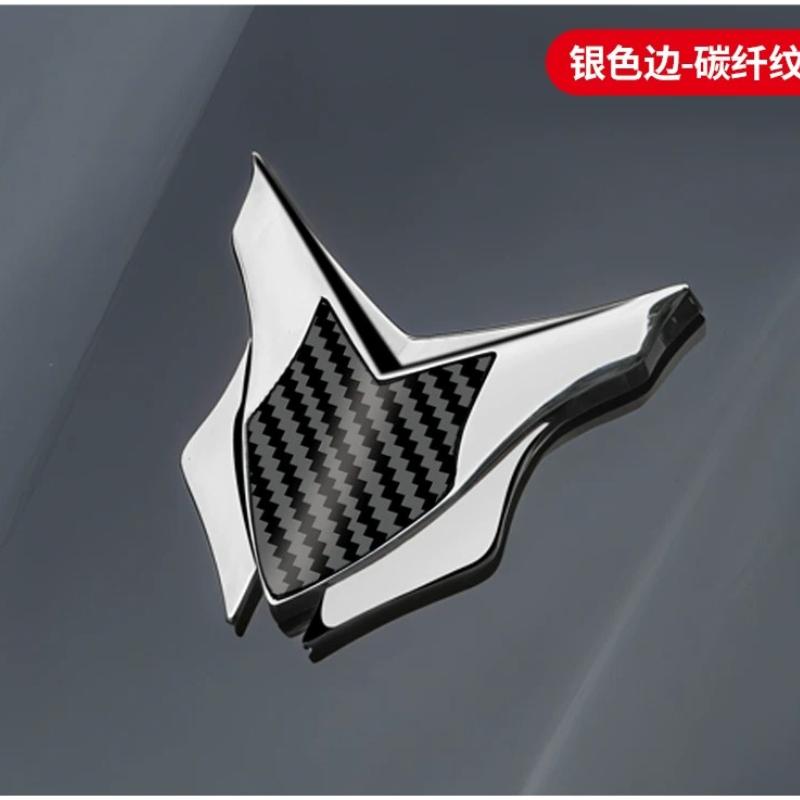 Suitable for mini beam of light car COOPER/JCW car metal decorative sticker 3D three-dimensional car logo shield