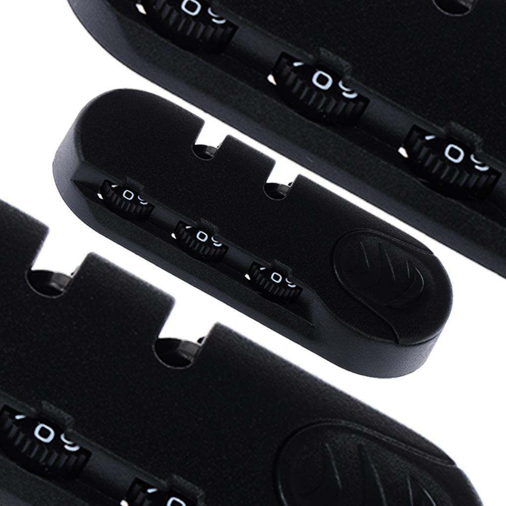 Высокозащищенный черный дорожный кодовый замок для багажа с 3-значной комбинацией, кодовый замок для чемоданов и рюкзаков