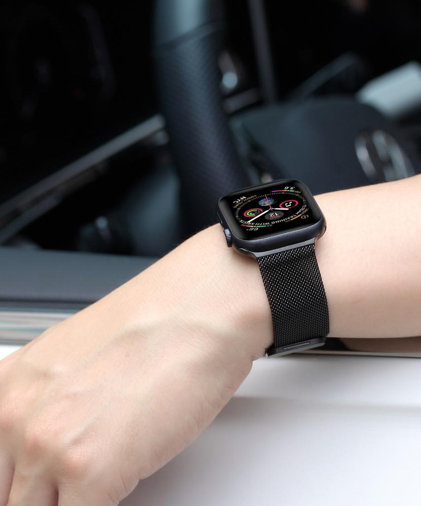Seinteuseukoteuleondeon [Магнитный зажим] Сетчатый ремешок для Apple Watch (Выберите 1 из 2) / Str-Ms01
