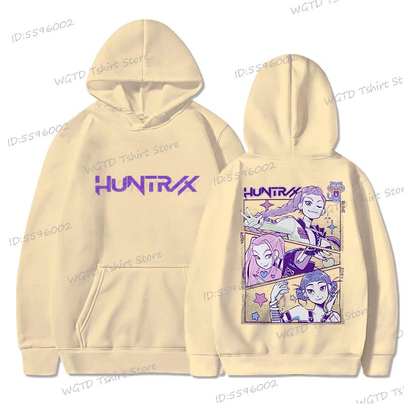 KPop Demon Hunters Hoodie Printing Sweatshirt Hooded Men Women Casual Pullovers Streetwear Fashion Casual HipHop Hooded Unisex