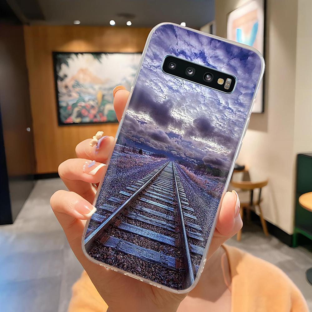 Чехол для Samsung Galaxy S10 Plus Задняя крышка Прекрасные Цветы Легкие Чехлы Для Samsung S10 S 10+ S10E Мягкий ТПУ Чехол