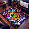 1pc Smiling Critters Print Area Rug - Soft,Washable Non-Slip Indoor Mat for Office Chairs,Living Room,Home Office Decorative Rug