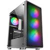 Boîtier PC - Mars Gaming - MC-F - 4 Ventilateurs ARGB - Verre Trempé - Refroidissement Liquide
