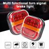 2Pcs LED Trailer Rear Lights Kit Super Bright High Lumens Universal Simple Installation