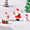 Home Decor Fairy Garden Snowman Figurine Mini Santa Claus Christmas Decorations Xmas Ornament