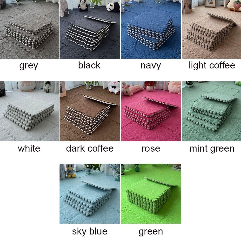 Gift Home Foam Plush Patchwork Floor Mat Baby Play Mat Exercise Children Carpet Bebe Mattress