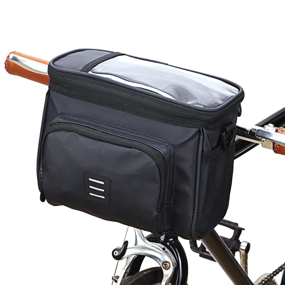 5L Capacity Bicycle Cooler Bag Waterproof Bicycle Storage Pouch Bicycle Handlebar Bag Long Rides