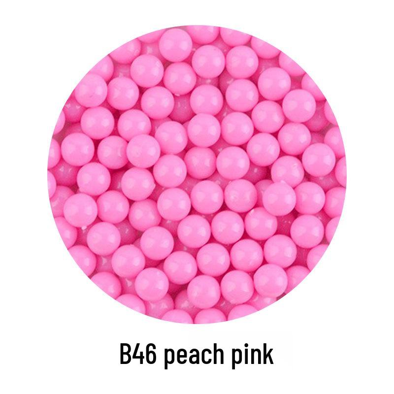 Пластиковые бусины конфетных цветов: Круглые упругие мячики без отверстий для детских DIY украшений, поделок и пуль для игрушечных пистолетов.