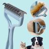 Cat Brush Pet Knot Comb 2 In 1 Dogs Cat Fur Knot Cutter Pets Hair Removal Comb Dog Grooming Shedding Tools Pet Cleaning Supplies