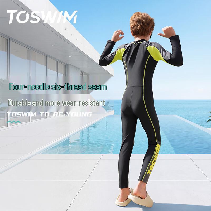Детский слитный купальник TOSWIM с длинным рукавом