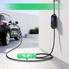 Metal 32A 7KW 5M Single-Phase 3PIN Type 2 Charging Cable CEE With LCD Display EV Charger Portable