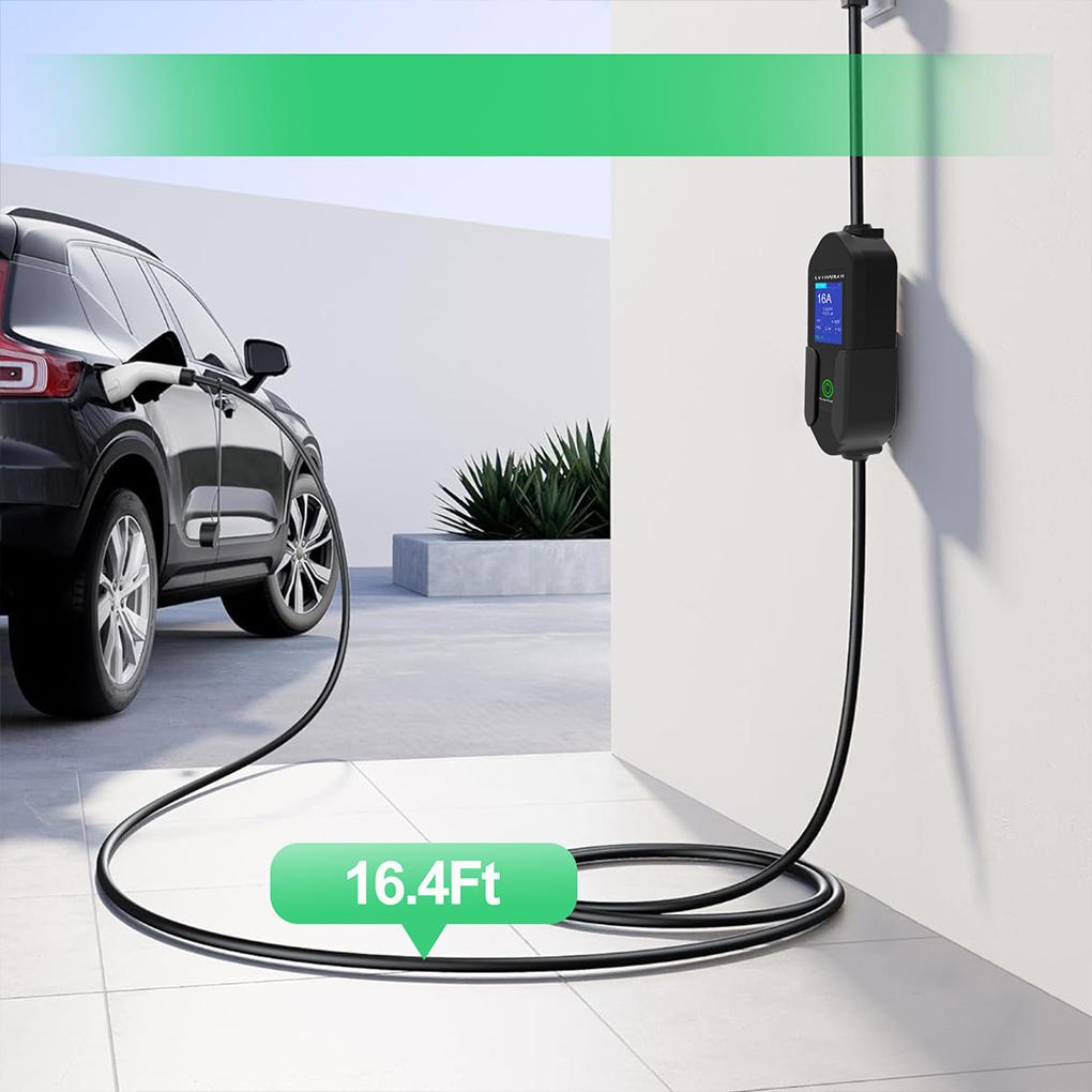 22 кВт 32 А 1 фаза Type2 портативное зарядное устройство для электромобиля Bluetooth управление через приложение IEC 62196-2 зарядное устройство зарядная станция зарядное устройство для электромобиля