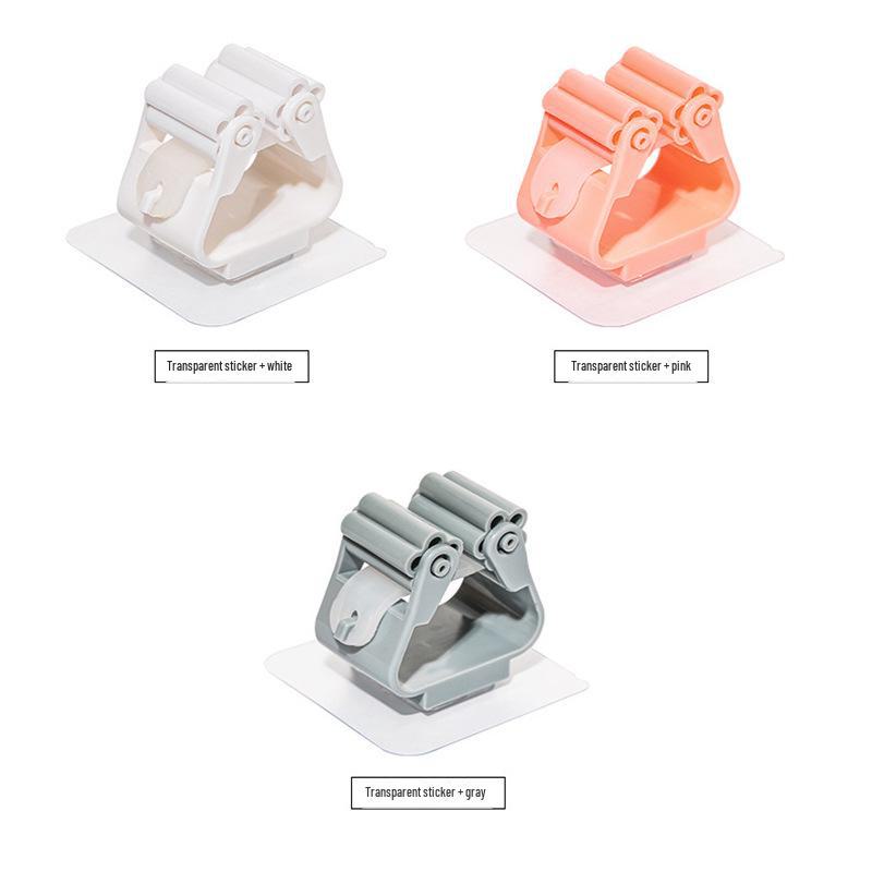 Водонепроницаемый настенный держатель для швабры и щетки, не оставляющий следов