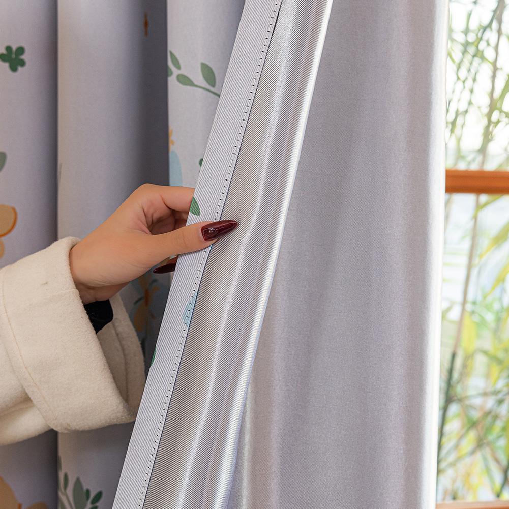 1 шт. NAPEARL 70-80% затемнение, модные и теплые детские напечатанные короткие шторы для спальни гостиной домашнего декора